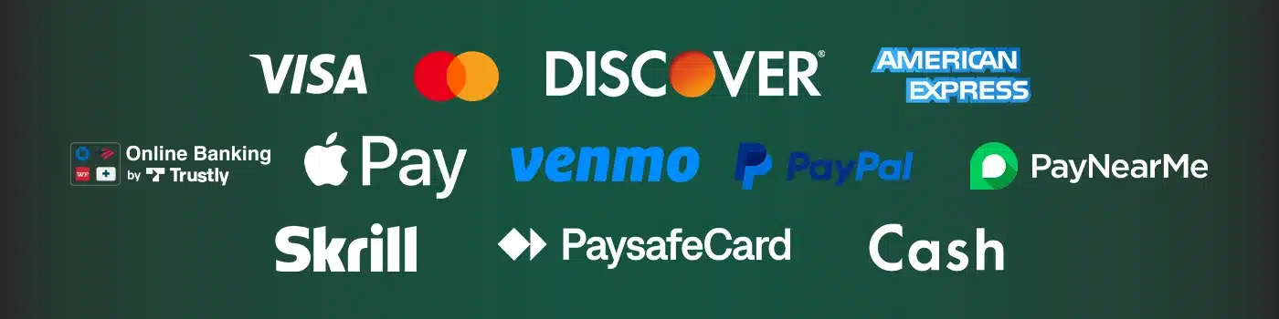 bet365 payment methods, including logos for credit cards like Visa, e-wallets like PayPal, and Apple Pay